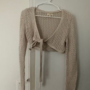 LA HEARTS Beach Vibes Tie Front Cardigan